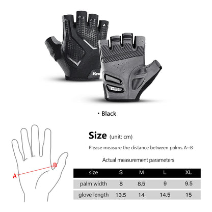 Half-Finger Men'S And Women'S Cycling Gloves Liquid Silicone Shock-Absorbing Breathable Sports Bike Fitness Gloves Hiking Gloves