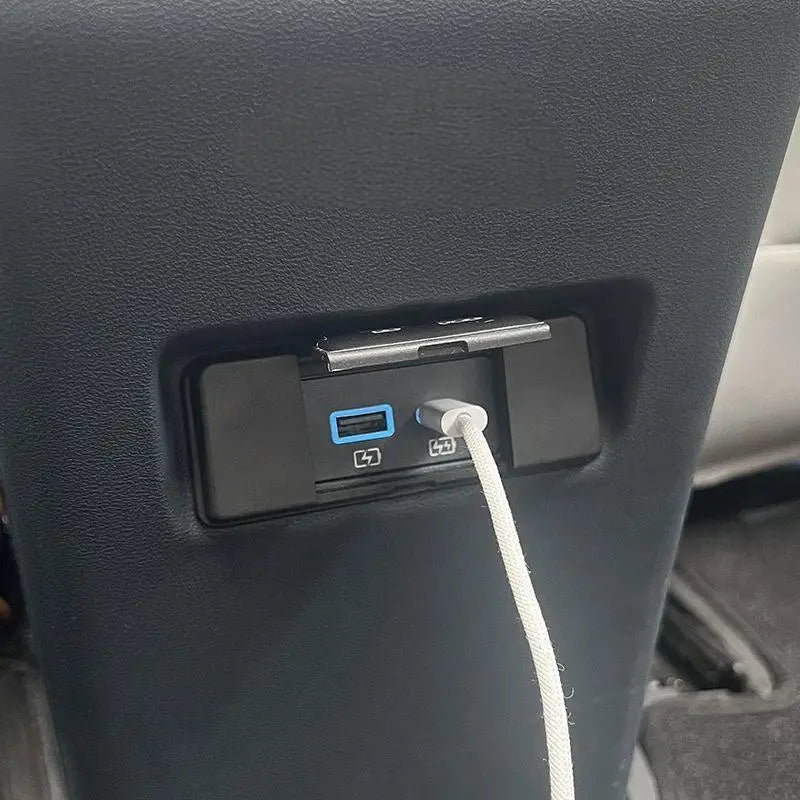 BYD Car Rear Seat USB Charging Protection Cover for BYD Seal 06 GT Charging Port Modification Dustproof Decorative Trim ABS