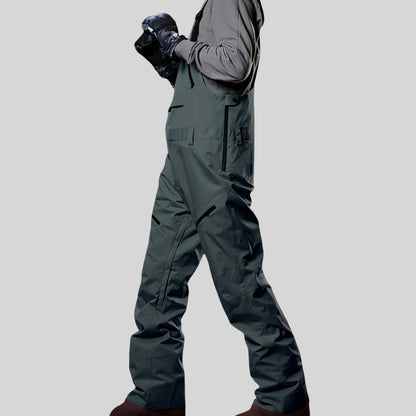 Waterproof Snowboard Sport Pants Winter New Skiing Trousers Men Loose Ski Overalls Outdoor Windproof Snow Strap Pants Clothing