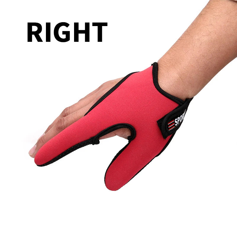 Fishing Gloves 2 Fingers Protector Breathable Anti-Slip Anti-Cut Fishing Gloves Carp Outdoor Fishing Tackle Accessories Supplies