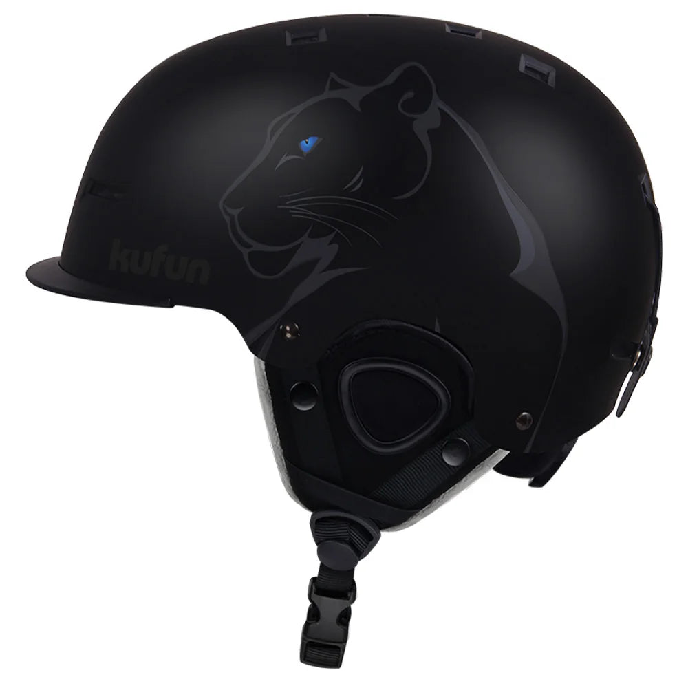 KUFUN Ski Helmet Snow Sports Snowboard Skiing Skateboard Skating Cute Animal Women Men Adult Kids Winter Safety Children
