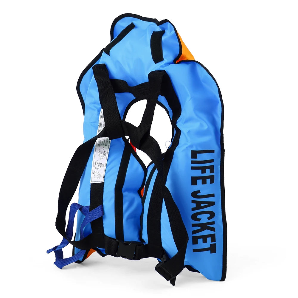 Manual Inflatable Life Jacket Adult Life Vest Water Sports Swimming Fishing Survival Jacket