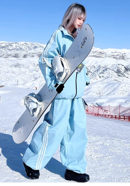 APVCX 2025 Unisex 3L Hard Shell Ski Pants Fully Taped Seam Waterproof & Windproof Unisex Snowboard & Ski Pants for Men Women