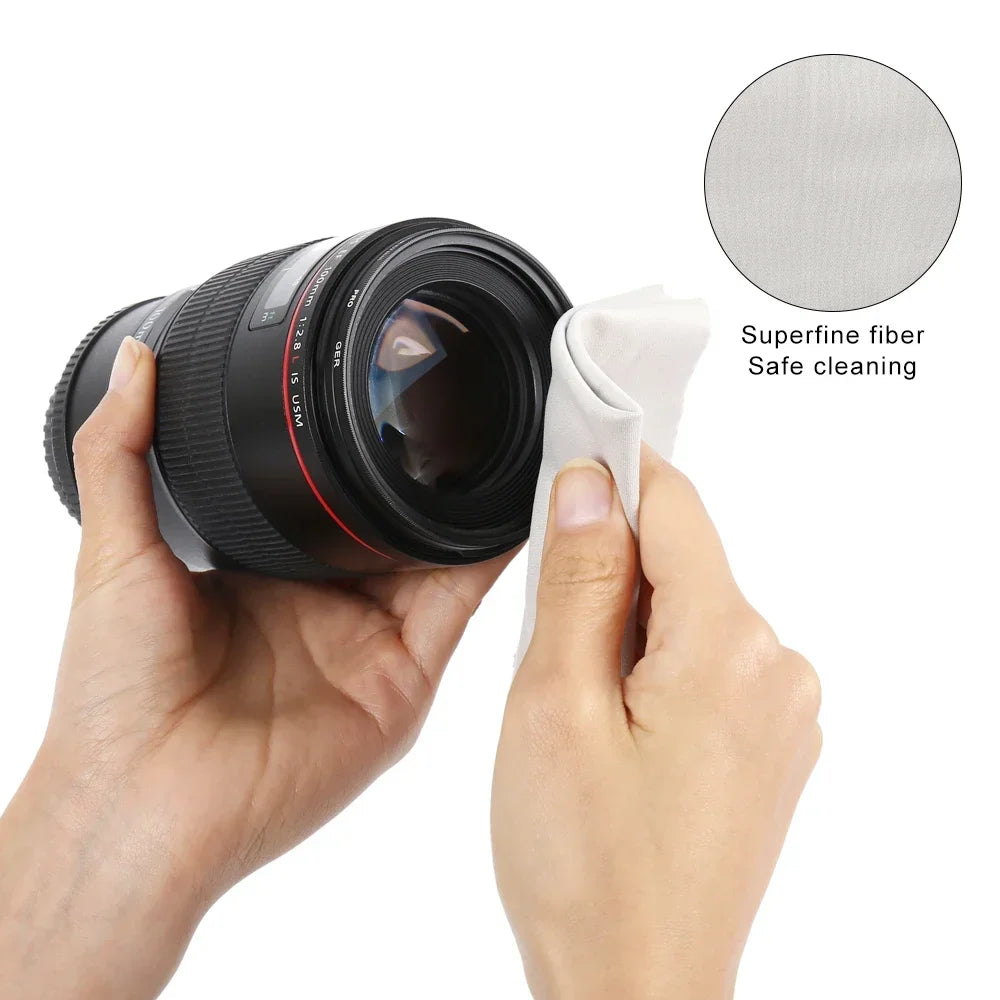 Camera Lens Cleaning Kit Professional Scratch Free Electronics Cleaning Tool Set with Air Blower Cleaning Brush Wipes Tweezers