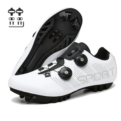2025 Cycling Sneaker Mtb with Cleats Men Carbon Sports Speed Bike Shoes Women Mountain Racing Flat SPD Road Cycling Footwear