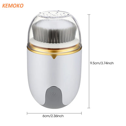 3 IN 1 Ultrasonic Facial Cleaner Pore Face Electric Face Cleansing Brush Skin Care Massager Blackhead Remover Facial Clean Brush