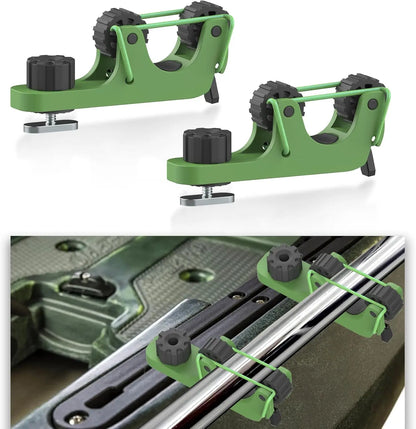2 PCS Extend Kayak Paddle Holder Kayak Track Mount Accessories for Holding Standard Paddle Kayak Oar Holder Kayak Rail Fishing