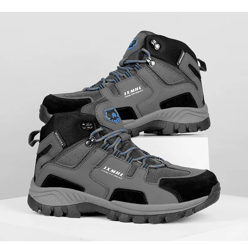 Couple Hiking Shoes Men Mountain Climbing Trekking Boots Women  Non-slip Outdoor Work Ankle Boot
