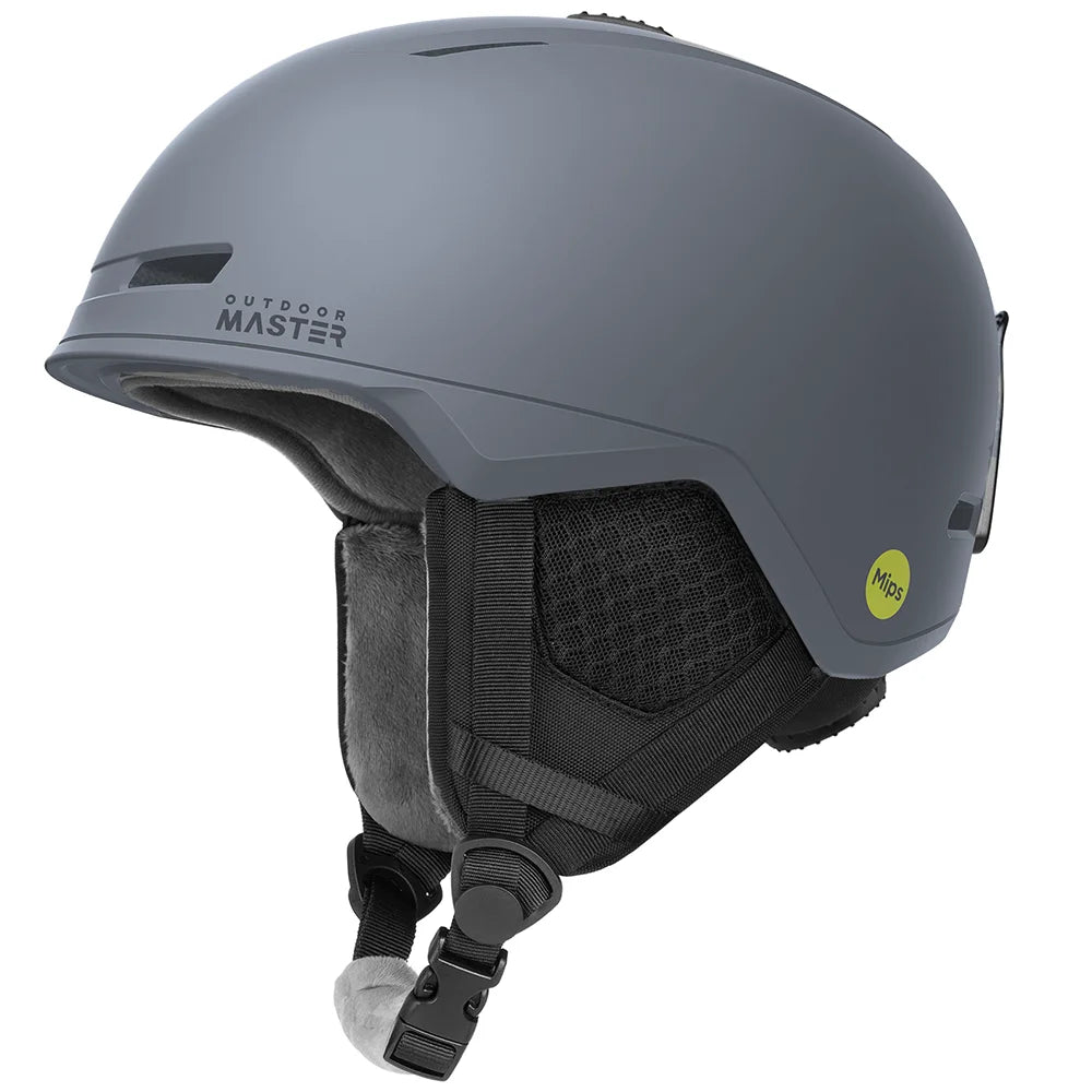 OutdoorMaster Ski Snowboard Helmet  -  MIPS,Adjustable 8 Vents, PC Shell EPS Foam Safety Winter Sports Gear