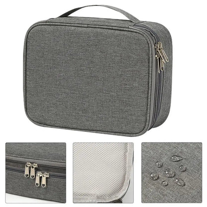 Electronics Organizer Travel Case Compact Waterproof Electronics Organizer Case Travel Essentials Cable Storage Bag For Mini
