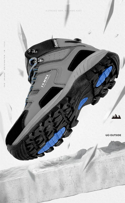 Couple Hiking Shoes Men Mountain Climbing Trekking Boots Women  Non-slip Outdoor Work Ankle Boot