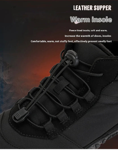 Hiking shoes Pro Non-Slip Waterproof Winter, Winter Barefoot Shoes,  Mens Womens Winter Barefoot