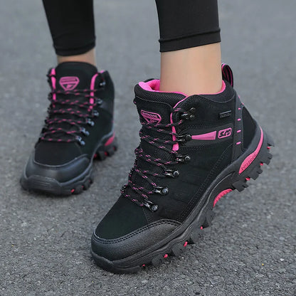 New Women Ankle Outdoor Trekking Boots Hiking Shoes Woman Mountain Climbing Walking Sneakers Wandelschoenen Botas Mujer
