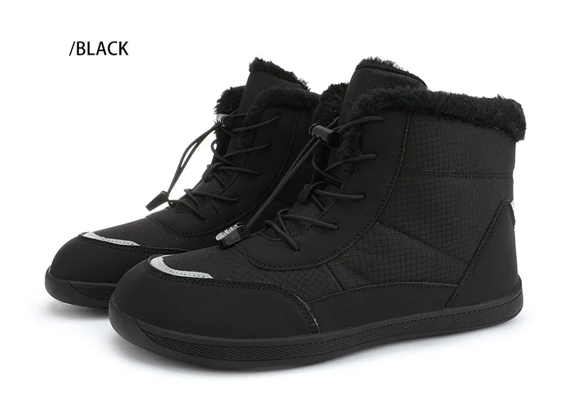 Clearance_2024 women's barefoot snow boots warm snow boots outdoor hiking shoes winter fur ankle boots women's boot Barefoot Ank