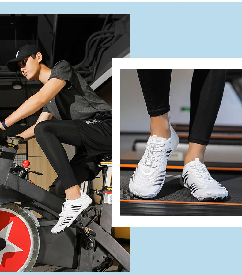 New Unisex Swimming Shoes Men Kayak Water Sports Shoes Quick-Drying Breathable Non-Slip Yoga Ladies Upstream Wading Beach Shoes