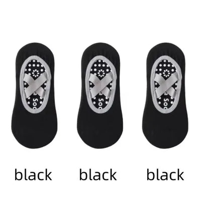 Pilates Yoga Socks Non-Slip Woman Socks Sports Fitness Silicone Breathable Summer Bandage Dance Ballet Solid Cycling Running