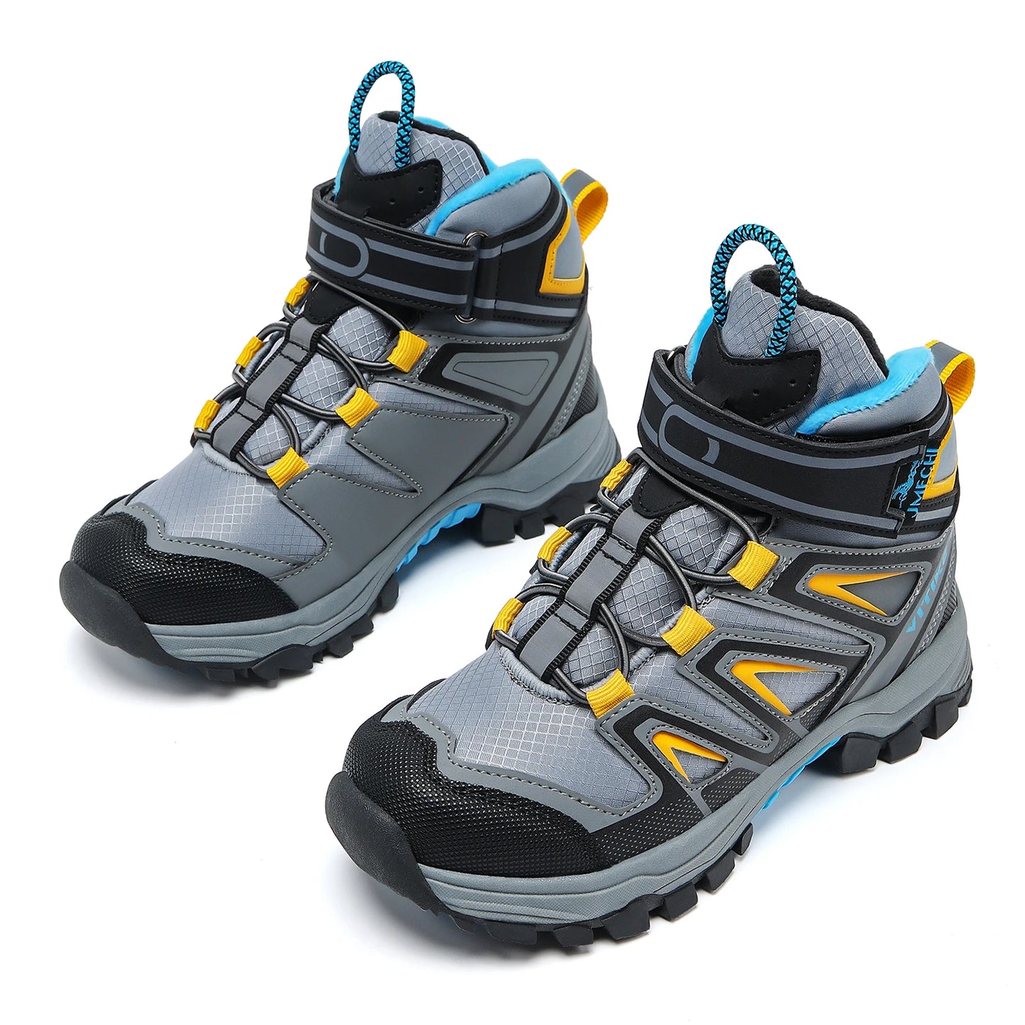Kids Hiking Boots Boys Girls Outdoor Walking Climbing Sneaker Comfortable Snow Shoes Hiker Boot Antiskid Steel Buckle Sole