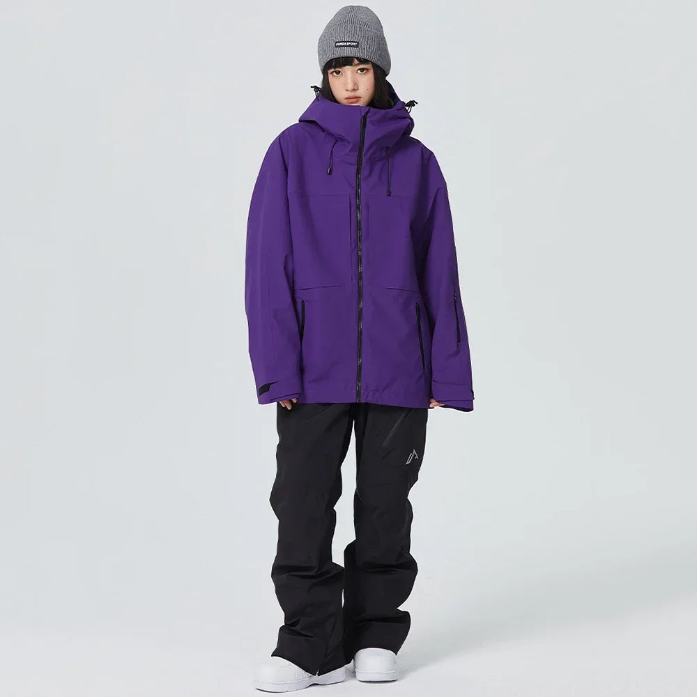 2025 Winter Couple Skiing Jackets New Woman Snowboard Sport Tops Man Warm Skiing Coats Pro 3L Waterproof Windproof Snow Clothes