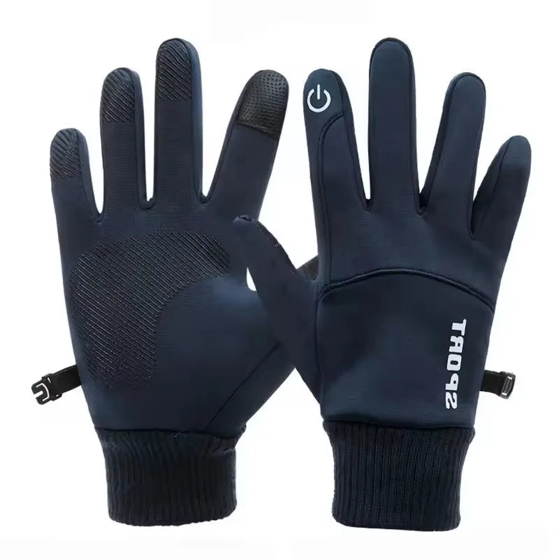 Winter Waterproof Touchscreen Gloves for Men Women Windproof Non-Slip Warm Cycling Motorcycle Ski Driving Sports Fishing Gloves