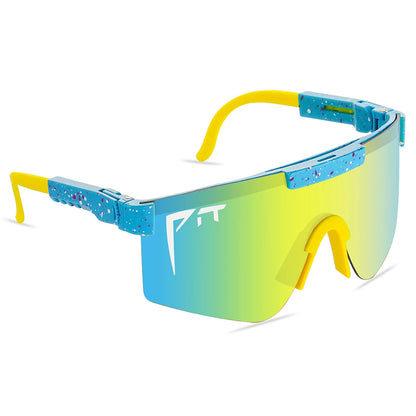 UV400 Cycling Glasses Men Women - Pit Viper Style MTB Outdoor Sport Sunglasses