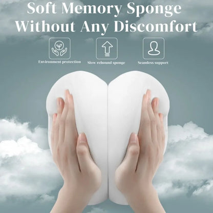 Car Neck Pillow Memory Foam Protective Lumbar Support Backrest Relieves Pressure Breathable Car Headrest Pillow Car Assesories