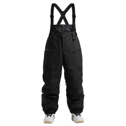 Loose Windproof Skiing Pants Thickening Warm Ski Overalls Men Winter New Snow Clothes Waterproof Pant Outdoor Snowboard Trousers