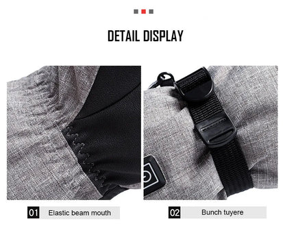 Winter Gloves 3M Cotton Heating Hand Warmer Electric Thermal Gloves Waterproof Snowboard Cycling Motorcycle Bicycle Ski Outdoor