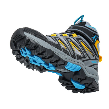 Kids Hiking Boots Boys Girls Outdoor Walking Climbing Sneaker Comfortable Snow Shoes Hiker Boot Antiskid Steel Buckle Sole