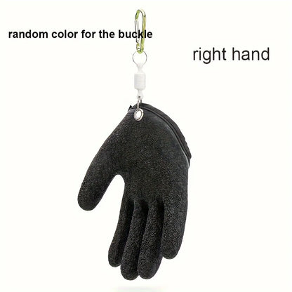 Fishing Catching Gloves Magnet Release Anti-slip Waterproof Fishing Gloves