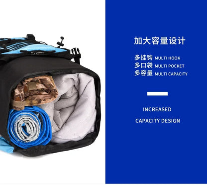 90L Large Capacity Travel Backpack Men Women Camping Hiking Climbing Mountaineering Bags Outdoor Sports Shoulder Rucksack