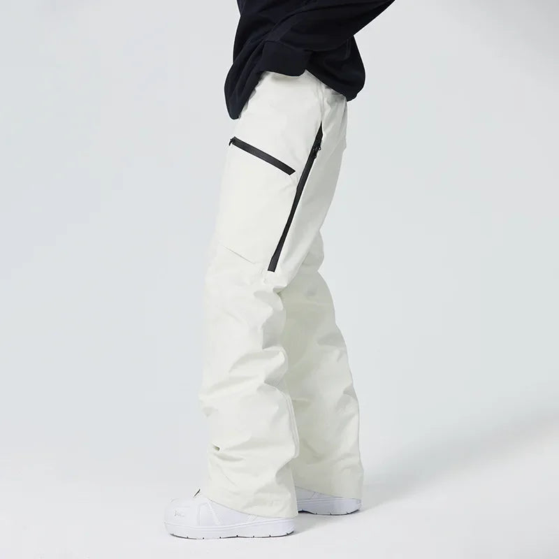 2025 Winter Women Ski Pants Snowfield Windproof Snowboard Sport Trousers Warm Man Loose Overalls New Pro Waterproof Skiing Pants