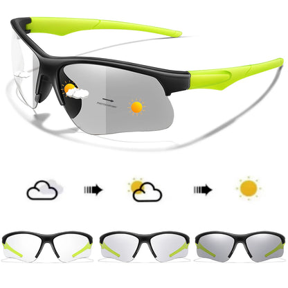 LOISRUBY Style Photochromic Sunglasses Men Women Outdoor Mtb Bicycle Cycling Runnging Eyewear Sports Bike Windproof Goggles