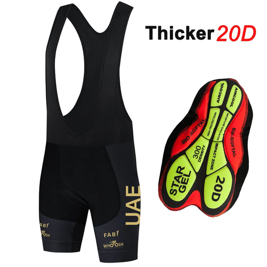 UAE Cycling Shorts Men Women New Fashion 2025 Sporting Bike Shorts Ropa Ciclismo 20D Gel Quick Dry Bicycl Bibs Pants Culottes