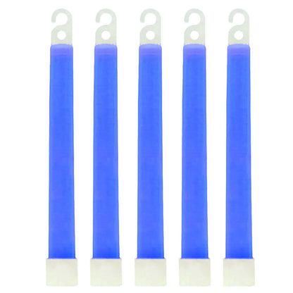 1/5pcs 6 Inch Survival Glowing Light Sticks Walking Hiking Camping SOS Gear Outdoor Sports Events Concert Lamp Stick