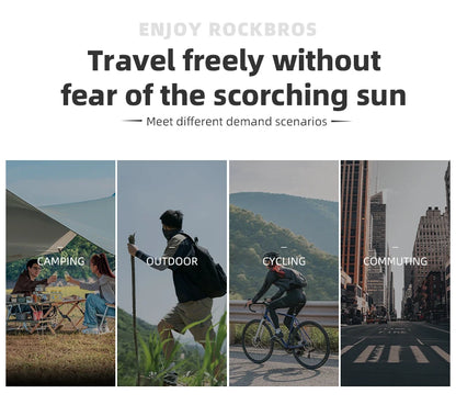 ROCKBROS Summer Sun Protection Bike Jacket Breathable Cycling Skin Tops Outdoor Hiking Fishing Sportswear Sweat-absorbent Jersey