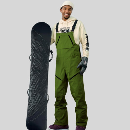 Waterproof Snowboard Sport Pants Winter New Skiing Trousers Men Loose Ski Overalls Outdoor Windproof Snow Strap Pants Clothing