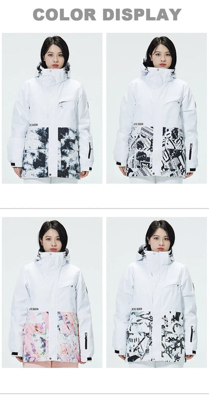 Outdoor Sports Ski Jackets for Man Women Thicken Windproof Waterproof Winter Snow Coats Snowboarding Warm Breathable Jackets