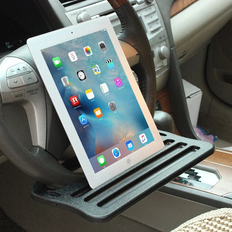 Portable Car Laptop Computer Desk Mount Stand Eat Work Car Steering Wheel Dining Table BracketDrink Food Coffee Tray Board
