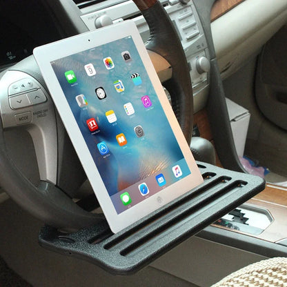 Portable Car Laptop Computer Desk Mount Stand Eat Work Car Steering Wheel Dining Table BracketDrink Food Coffee Tray Board