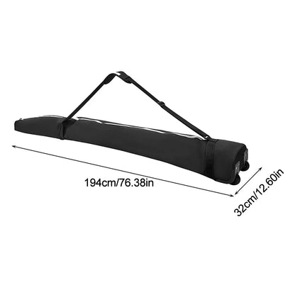 Store Transport Snowboard Bag with High-Capacity Waterproof Wheel Winter Ski Equipment Storage Bag for Outdoor Skiing Equipment