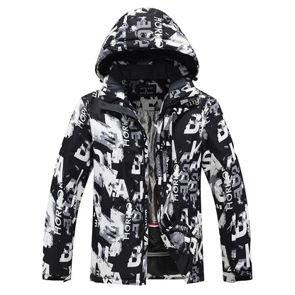New Male Ski Jacket For Winter Men's Breathable Waterproof Windproof Warm Snowboarding Jacket Outdoor Sports Skiing Tops For Men
