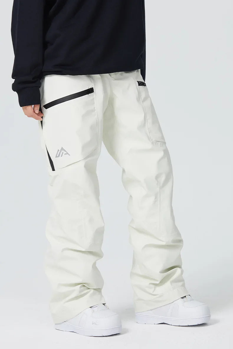 2025 Winter Women Ski Pants Snowfield Windproof Snowboard Sport Trousers Warm Man Loose Overalls New Pro Waterproof Skiing Pants