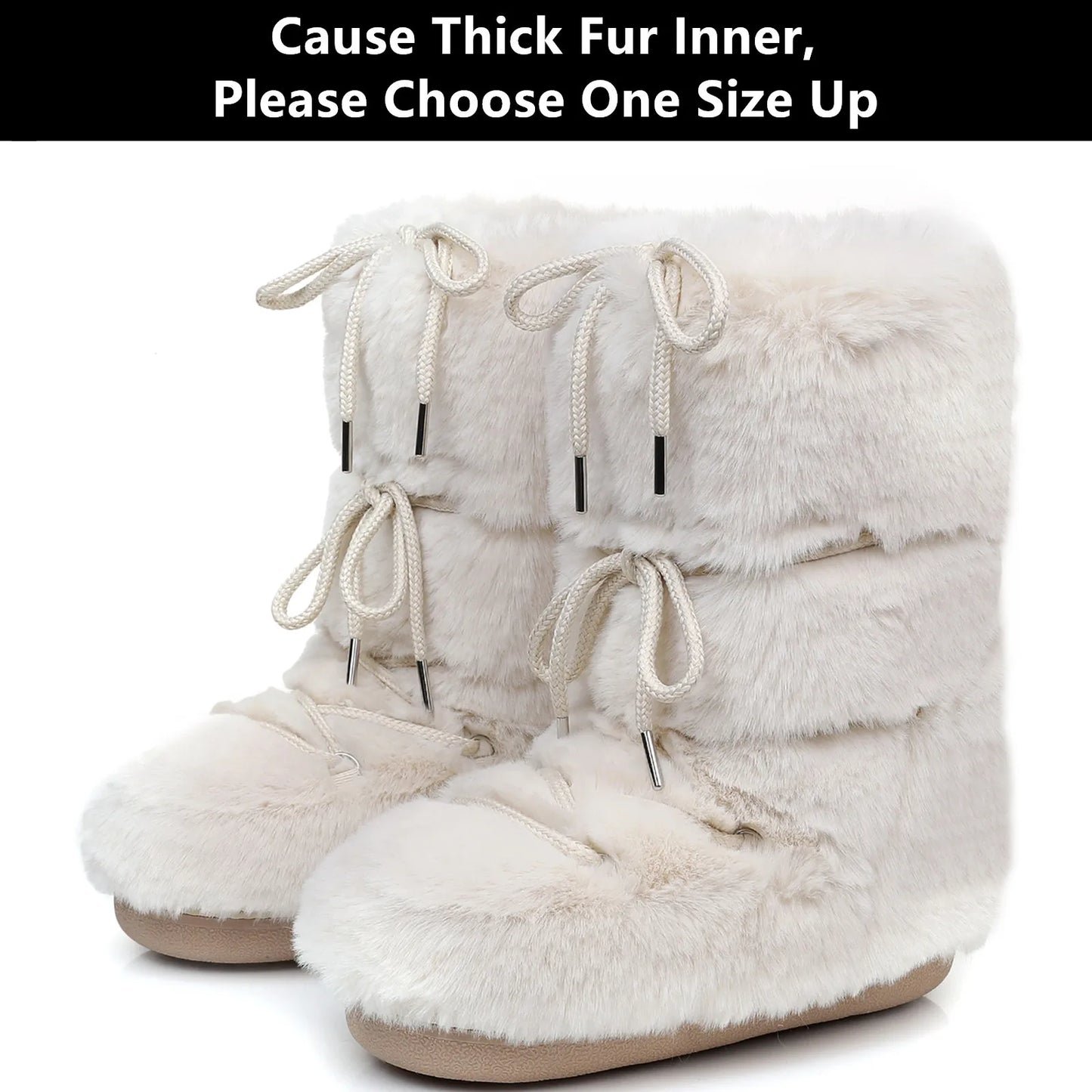 2025 Winter Lace-up Ankle Boots Women Snow Boots Brand Design Classic Platform Waterproof Non-slip Cotton Boots Woman Ski Boots