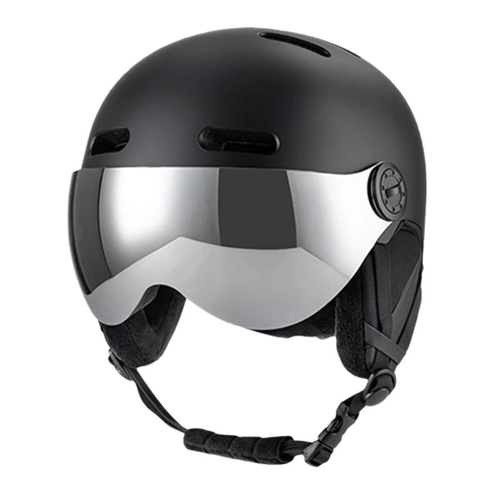 Skiing Helmet Snowboard Helmet With Detachable Glasses Winter Outdoor Sports Ski Helmet Safety Skateboard Skiing Snowboard Snow