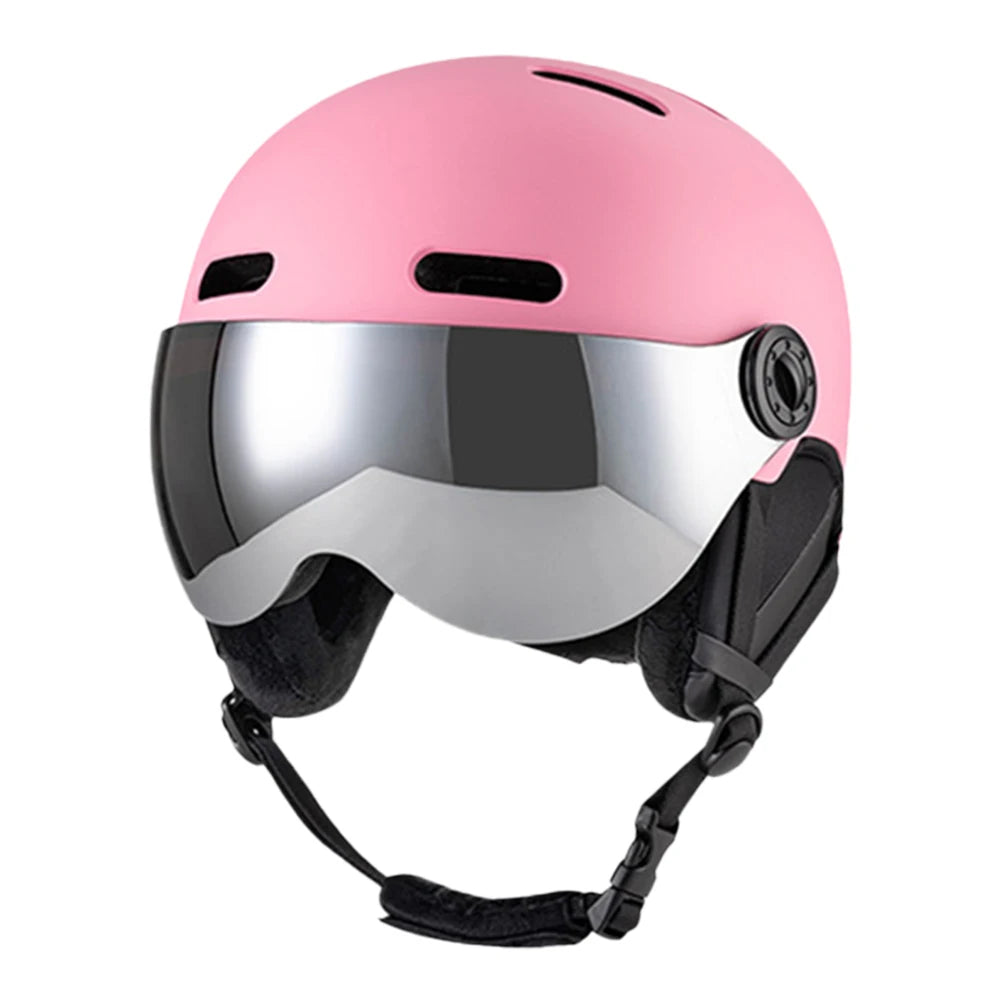 Skiing Helmet Snowboard Helmet With Detachable Glasses Winter Outdoor Sports Ski Helmet Safety Skateboard Skiing Snowboard Snow