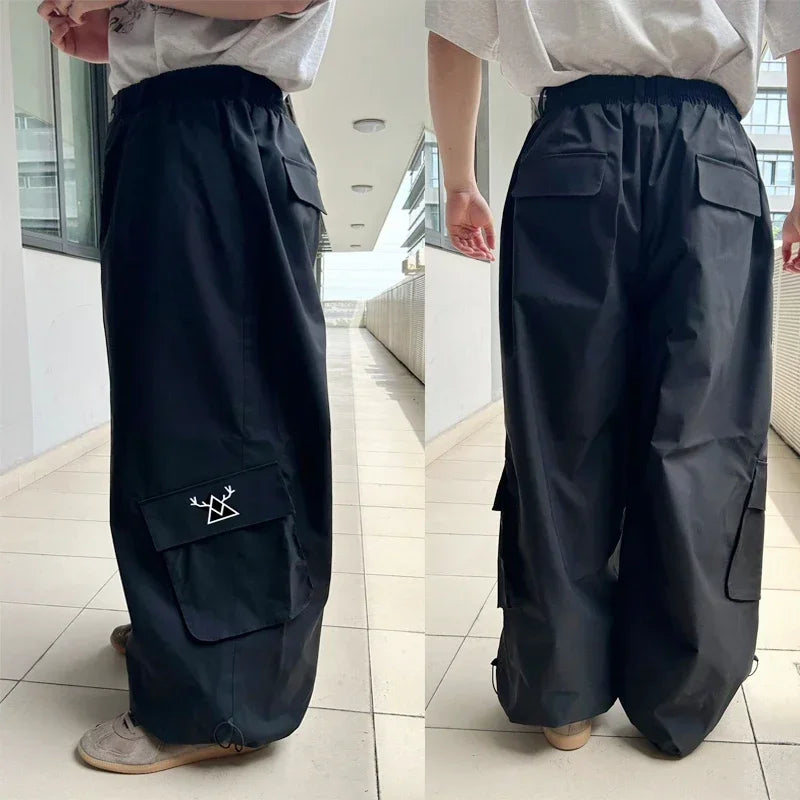 2025 New Male Baggy Ski Pants Winter Loose Skiing Cargo Pants Men Warm Snow Bib Overall Clothes 3L Waterproof Snowboard Trousers
