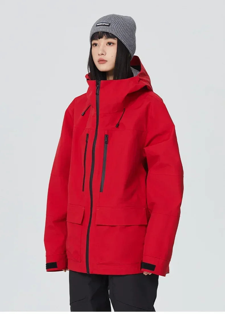 Outdoor Winter Skiing Jacket 2025 Man Snowfield Sport Tops Couple Ski Cold Coat Pro Warm Waterproof Woman Snow Tracksuit Clothes