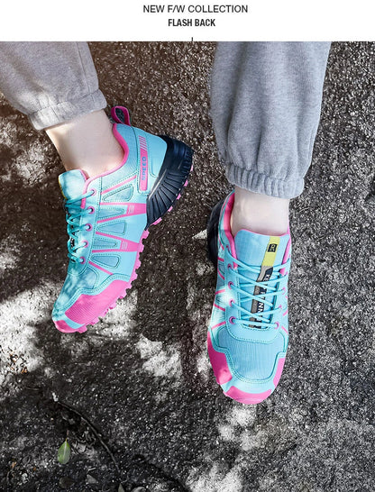 Men Women Waterproof Hiking Shoes Outdoor Camping Trainers Mountain Climbing Trekking Sneakers Walking Hunting Tactical Boots