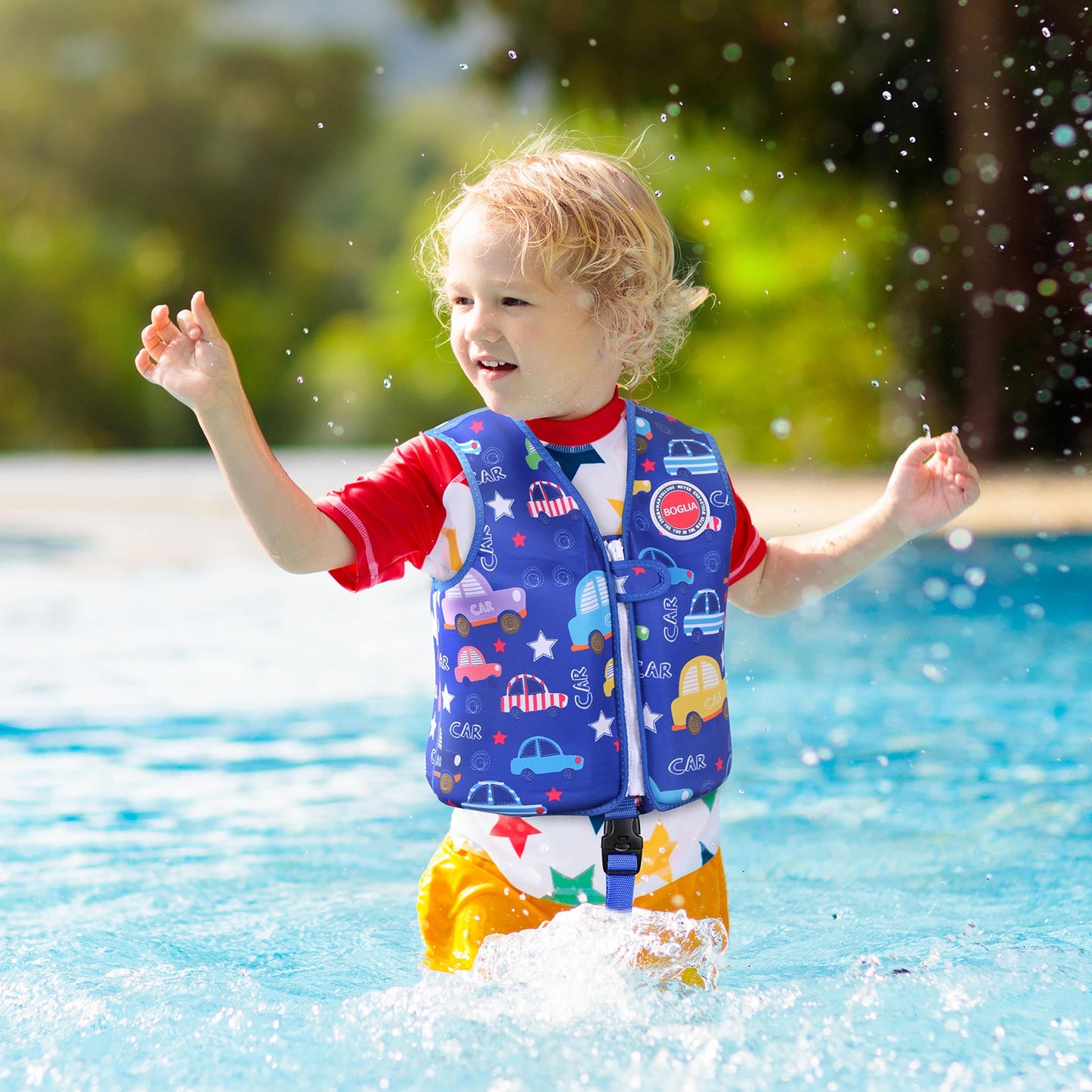 Children's Buoyancy Vest with Adjustable Belt hild Bathing Swimming Life Float Swim Gear Life Jacket Swimming Pool Accessories