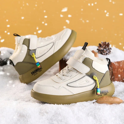 Children Snow Boots Winter Warm Casual Sneaker Boys Kids Shoes Outdoor Walking Shoes Non-slip Girls Sports Tennis Footwear New
